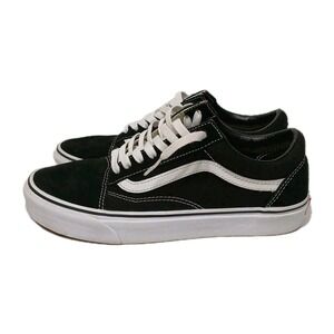 Vans Off The Wall Unisex Skate Sneaker Shoe Black Men 7.5 Women 9 Streetwear